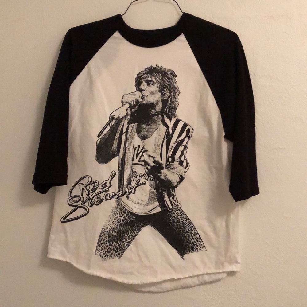 Rod Stewart Baseball Tee